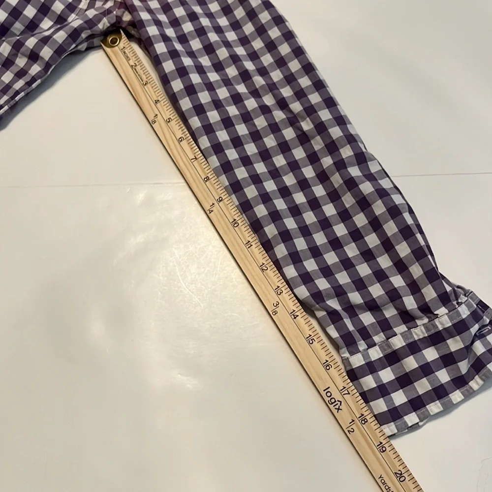 J. Crew Men's Purple Long Sleeve Button Down Slim Washed Shirt Size XS